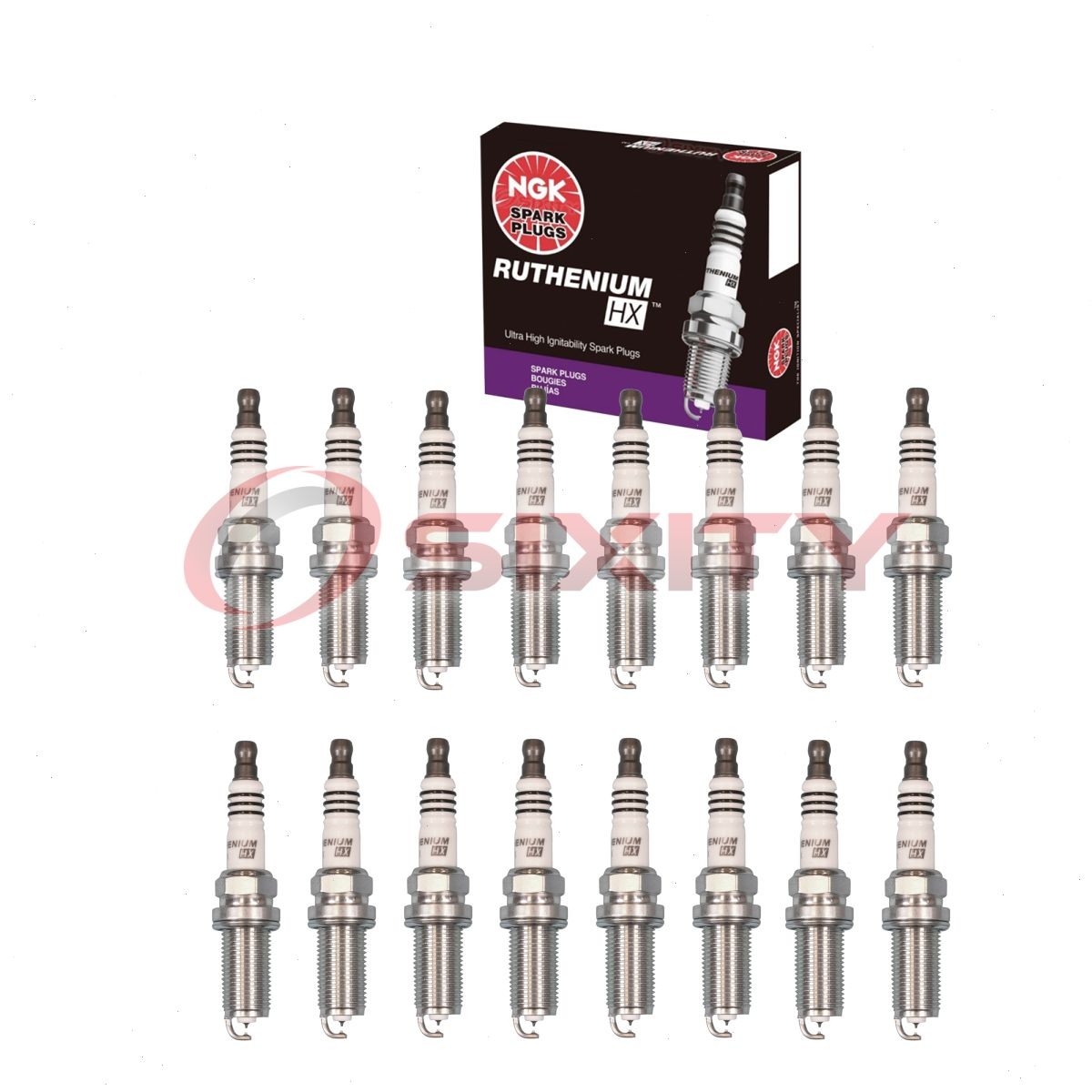 16 pc NGK Ruthenium HX Spark Plugs for 2011-2024 Ram 1500 5.7L V8 HEMI id