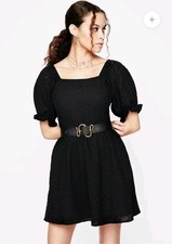 Disturbia Euthymia Puff Sleeve Broderie Mini Dress - US 14/UK 18/EU46 - NWT