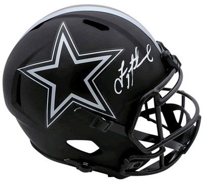 Troy Aikman Autographed Dallas Cowboys ''Eclipse'' Black Full-Size Replica Helmet
