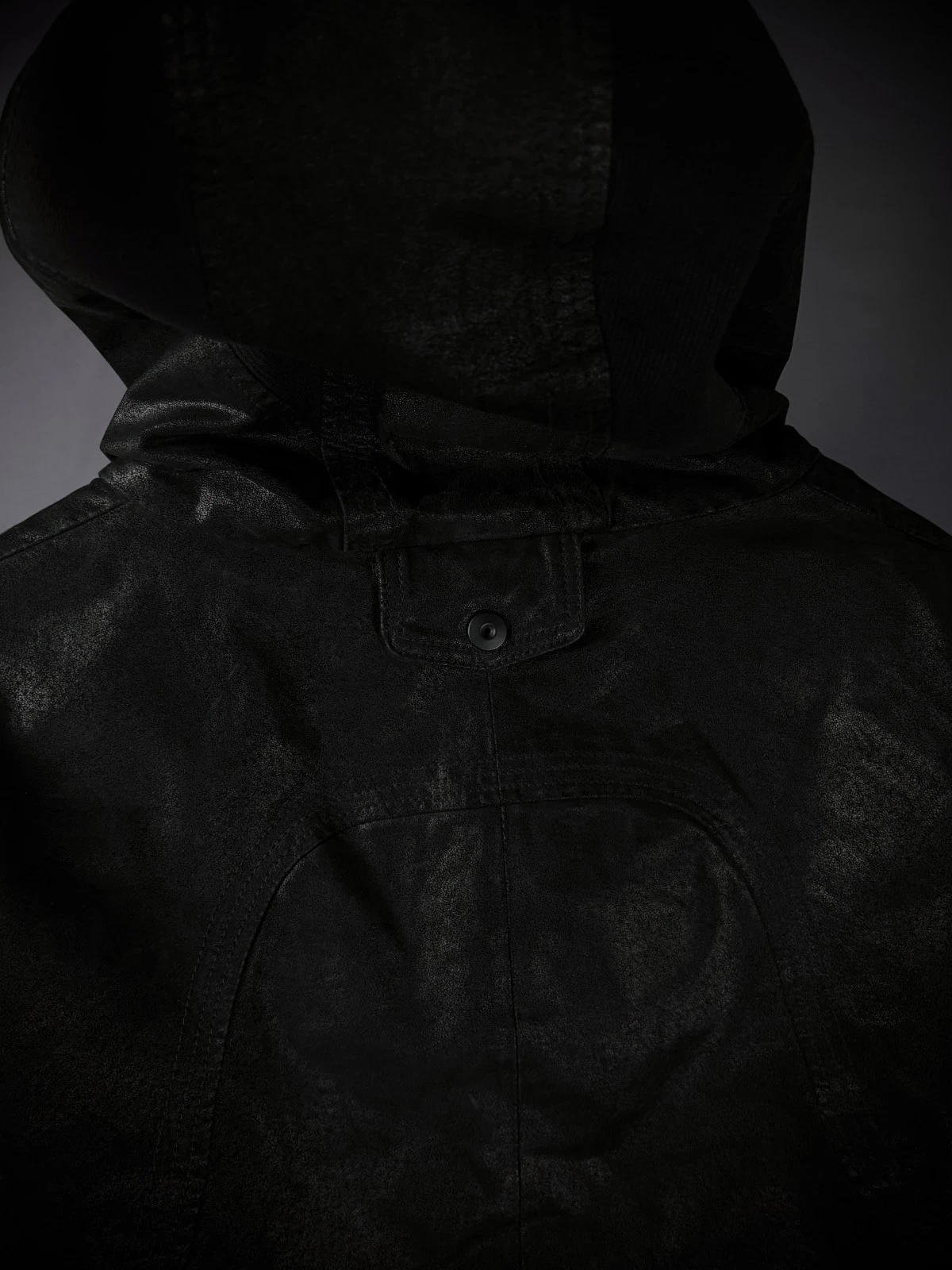 No ID Japanese Brand Hybrid Leather Bono Jacket image 9