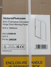 Frameless Concealed Hinged Shower Door
