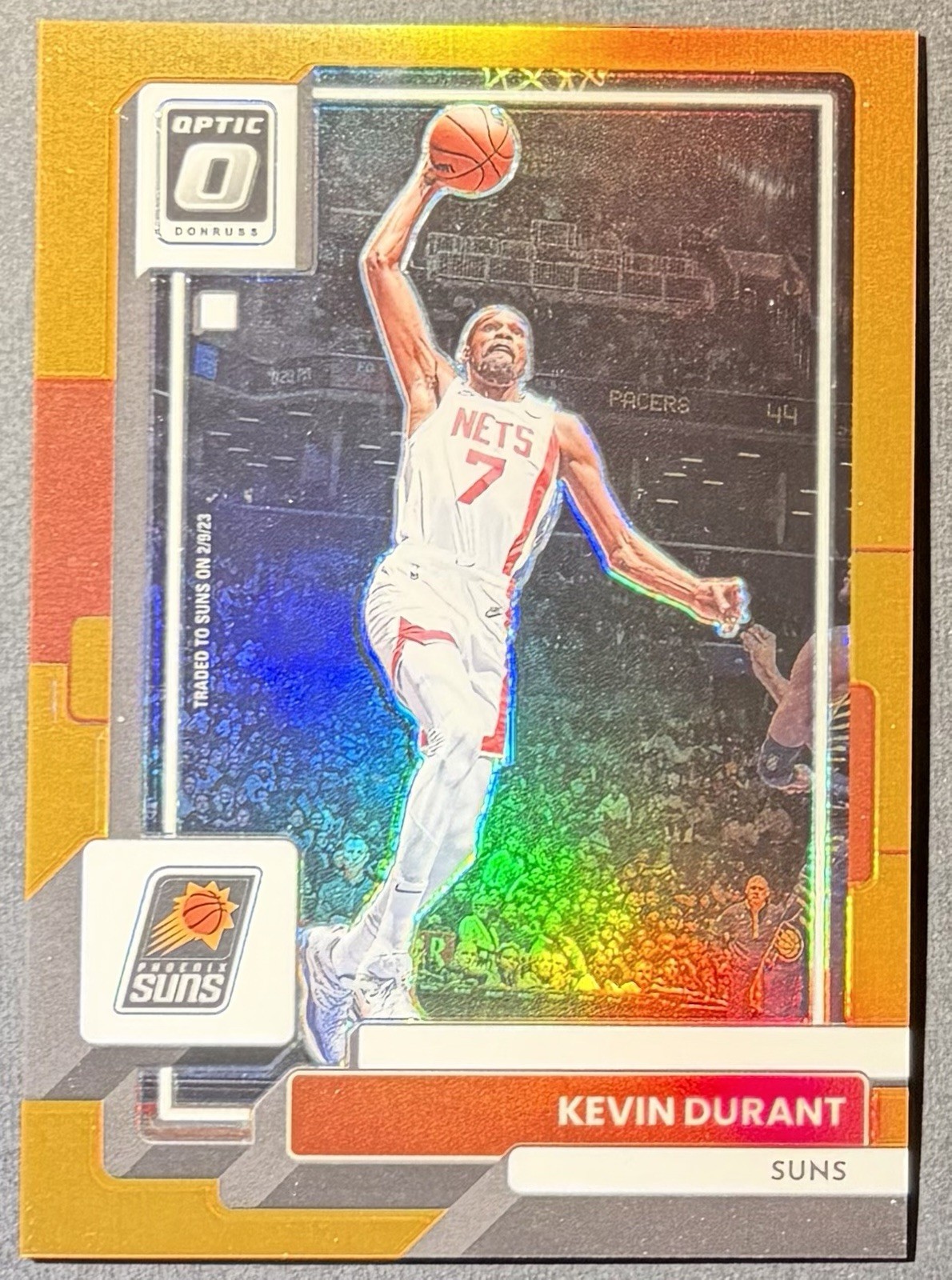 2022-23 Panini Donruss Optic - Kevin Durant #9 Orange Refractor /199