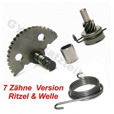 KICKSTARTER SET 7 Zähne für JONWAY REX RS JINAN JINAN REXMOTO BOSTON8 139QM GY6