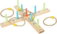 "Ringwurfspiel \"Active\", Aus Holz, Garten-Spiel FüR Kinder Ab 3 Jahren, 12035, Na"