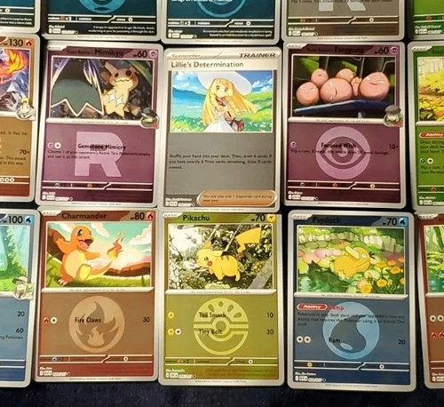 36 Pokemon ASCENDED HEROES Reverse Holo Lot - Pikachu Charmander NM - No Dups