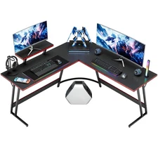 Homall L Shaped Gaming Desk Computer Corner Desk PC Gaming Desk Table with