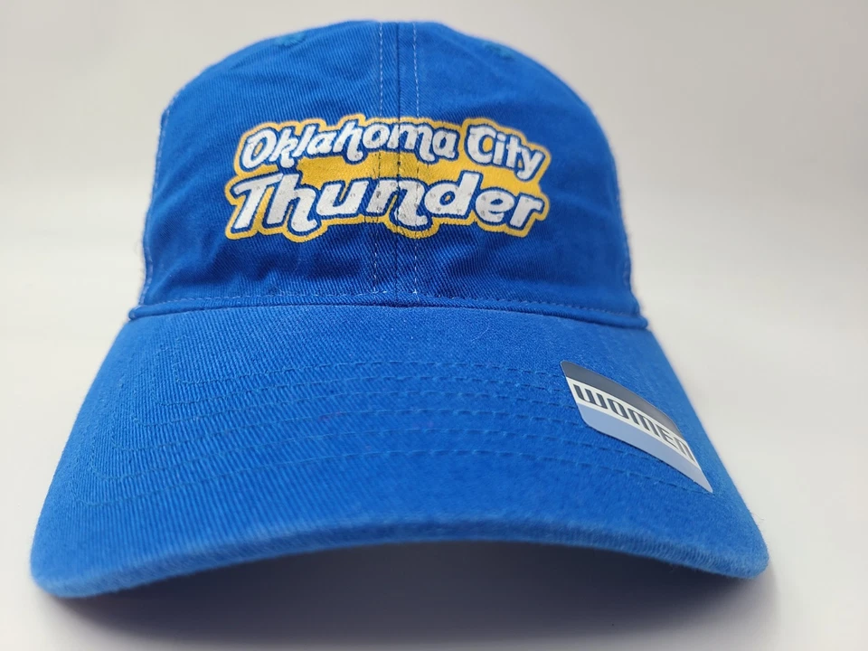 Кепка женская Oklahoma City Thunder с сеткой и регулируемым ремешком сзади (подходит для маленьких) кепка NBA - Изображение 2 из 4