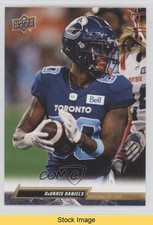 2023 Upper Deck CFL Gold Davaris Daniels #43 READ q2l