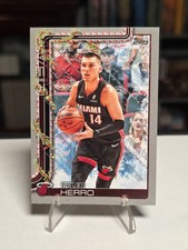 2025-26 Topps Holiday  Tyler Herro #H58 Holiday Silver Glitter *See Desc*