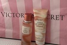 Victoria's Secret Amber Romance Whipped Mist  Lotion Set 2pc