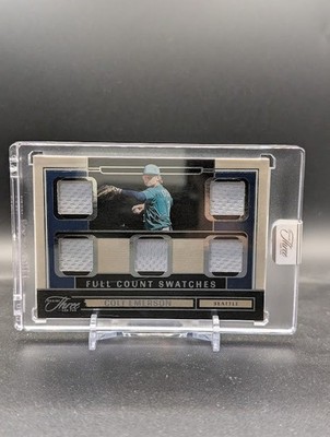 2025 Panini Three and Two Colt Emerson Full Count Swatches /49 Mariners