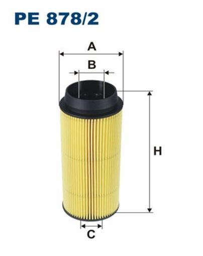 Filtron Kraftstofffilter Pe 878/2 Filtereinsatz 163Mm Für Iveco Mitsubishi Fuso (Mitsubishi) - Bild 3