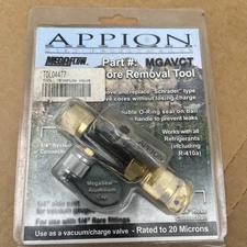 Appion 1/4in Valve Core Removal Tool MGAVCT Brand New Sealed stock 5