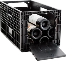 Flexible Wine Storage System for Wine Collectors | Front and Rear Access Door |
