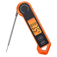 Digital Meat Thermometer for Cooking with Ambidextrous Backlit and Motion