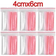 Wholesale Self Seal Clear Plastic Poly Bag Resealable Zip Bags Food Storage Pill