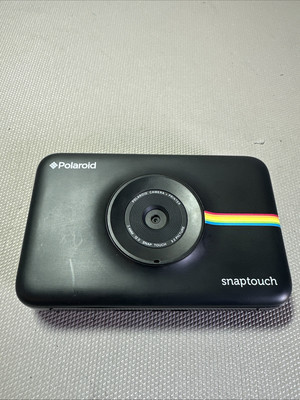 Polaroid Snap Touch Instant Print Digital Camera LCD Black For Parts  840102160826|