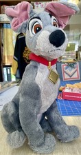 Disney "Tramp" plush, 16 inch, Authentic Disney Store, embroidered details