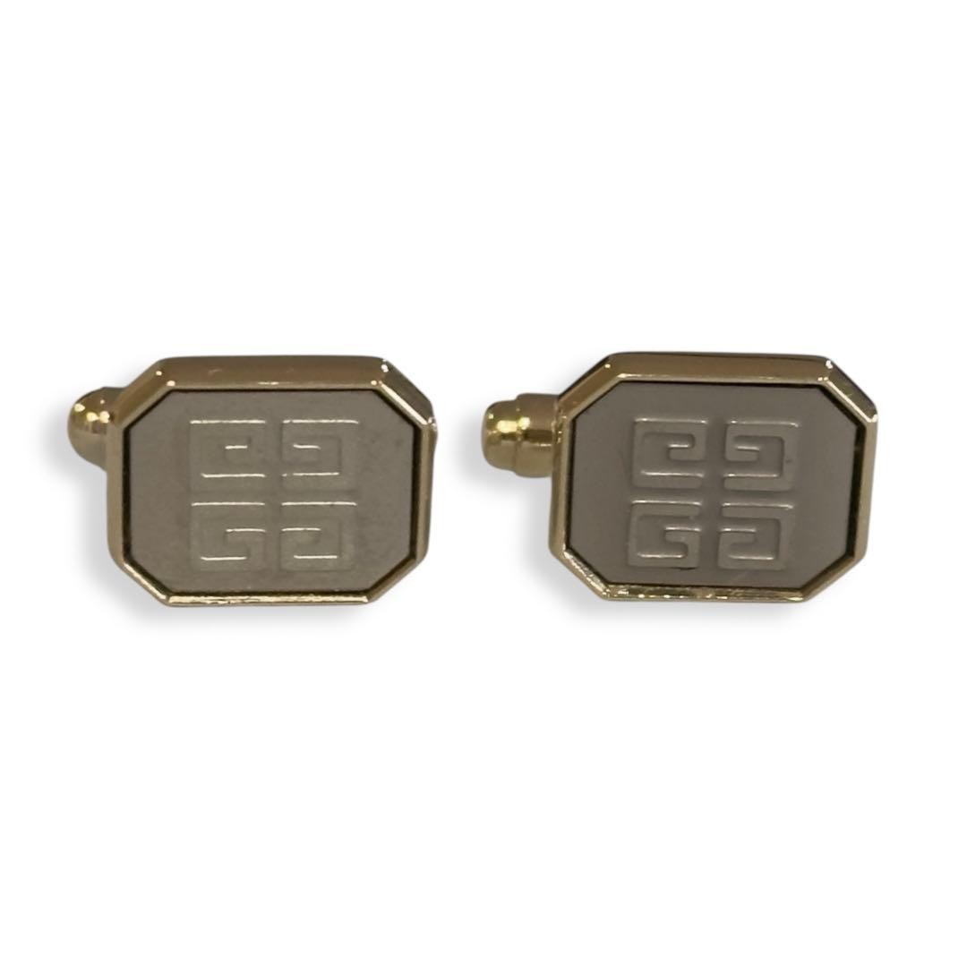 Givenchy Cufflinks Button Button Logo Suit -USED- - image 2