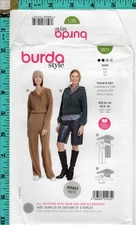 Misses Jumpsuit & Shirt Burda style Sewing Craft Pattern 5871 8-18 NEW & UNCUT!