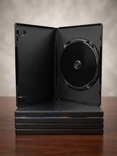 3 Authentic Amaray Standard Black DVD Cases 1 Disc Premium Replacement