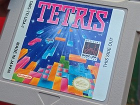 Tetris Game Boy Nintendo GB Original Puzzle Blocks 80s Vintage Authentic Works