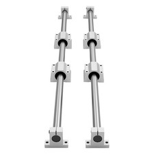 SFC25 Steel Linear Rails 1000mm w/ 4 Aluminum Blocks