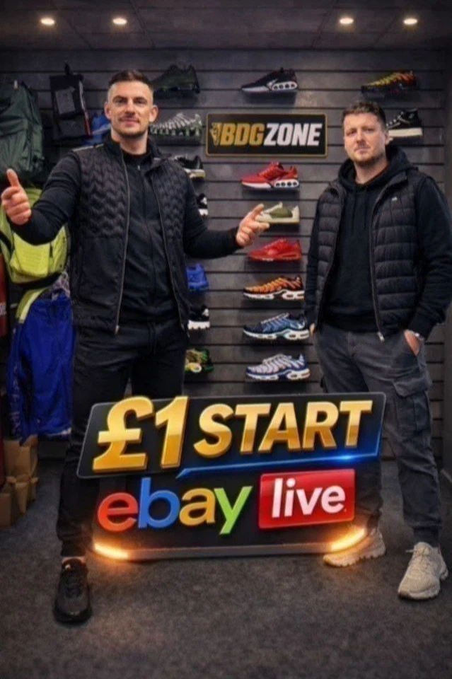 🚨£1 STARTS SNEAKERS | CLOTHING & ACCESSORIES 🤯 GIVEAWAYS🎁
