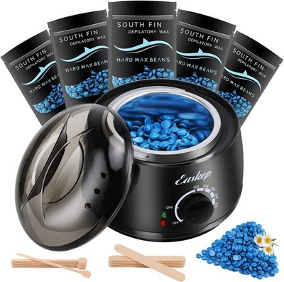 Easkep Wachsmaschine mit Intelligenter Temperaturregelung 1,2 kg Schwarz
