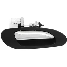 Exterior Door Handle For 99-2003 Acura TL Rear RH Black bezel with chrome lever