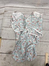 Aden  Anais Swaddle Zipper Pod Sleep Sack Lightweight 0-3 Mo Newborn Floral 2