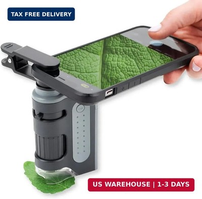 Carson MicroBrite Portable Digital Pocket Microscope for Kids or Adults, Accurat