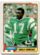 1981 Topps #35 Harold Carmichael Philadelphia Eagles