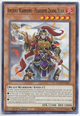 Yu-Gi-Oh! Eternity Code ANCIENT WARRIORS FEARSOME ZHANG YUAN ECTO-EN021