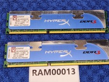 KINGSTON HYPERX GENESIS GAMING RAM KHX1600C9D3K3/6GX DDR3 2GB 1600GHz QTY 2