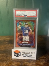 2015 Panini Prizm - Eli Manning #10 Red Mojo Prizm /99 PSA 9