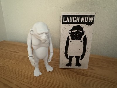 Apologies to Banksy Laugh Now Monkey Dajoso LTD Edition Vinyl Figure DIY