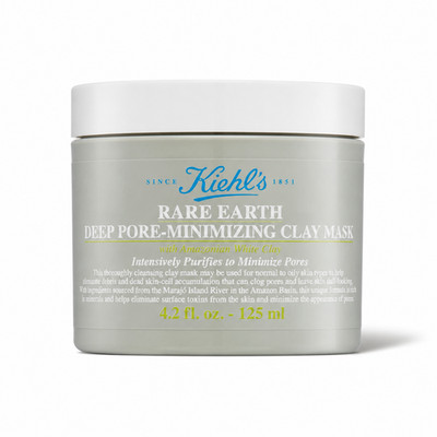 Kiehl's Rare Earth Deep Pore Minimizing Clay Mask 125ml Gesichtsmaske