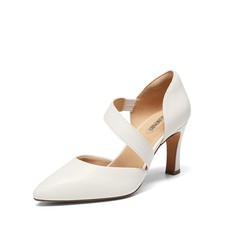 Damen High Heels Pumps Kleid Geschlossene Spitze Zehenpartie Bequeme Pumps Sc...