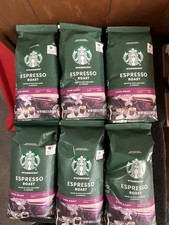 Starbucks Espresso Roast Whole Bean Coffee - 6 Bag Bundle 108oz Total - Fresh 