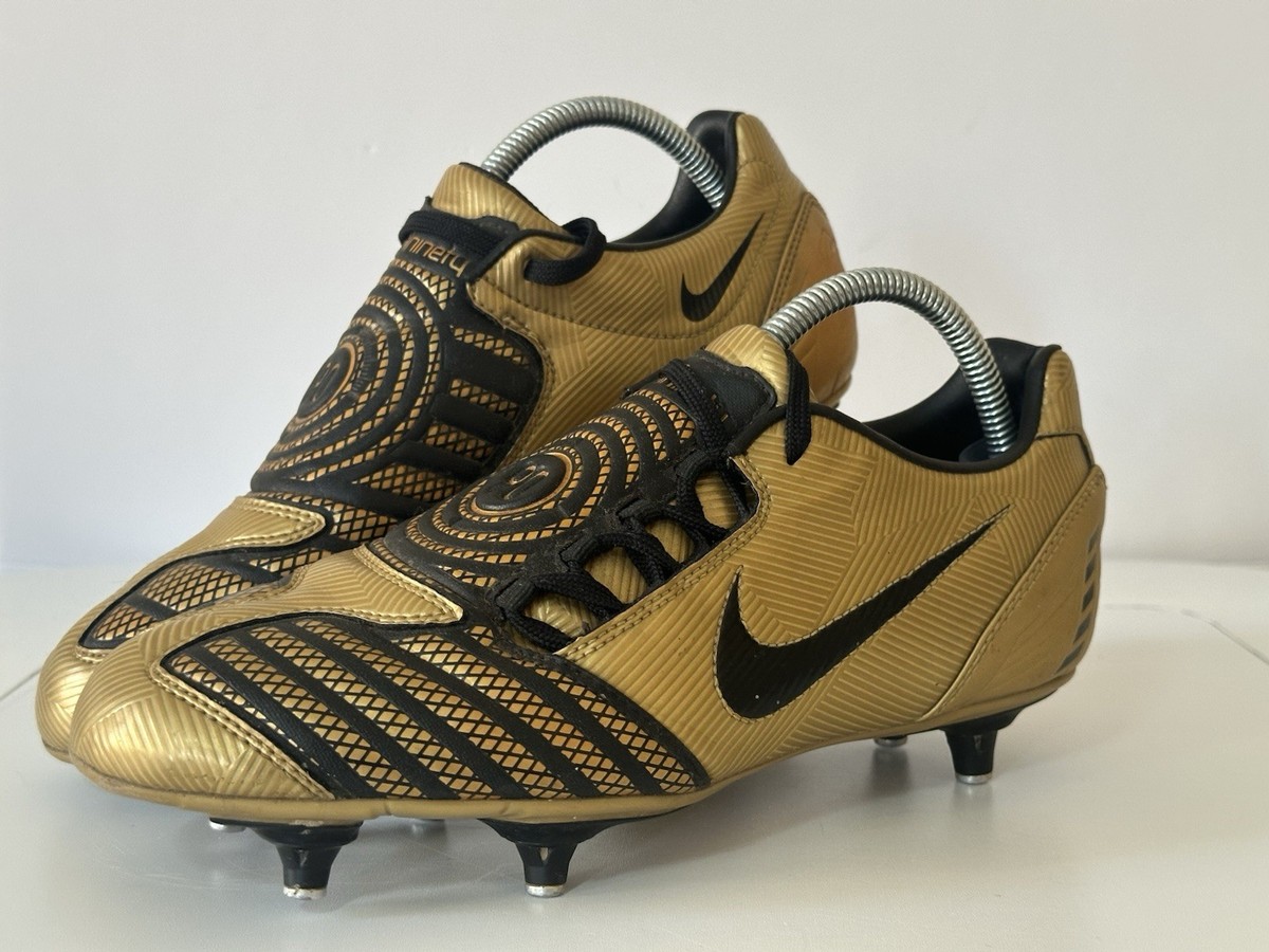 nike gold and black football boots