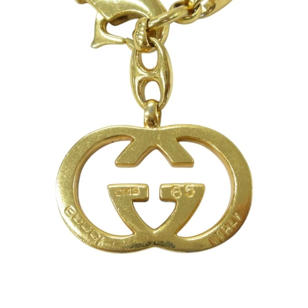 Collier ceinture chaîne G imbriquée vintage GUCCI or accessoires femme