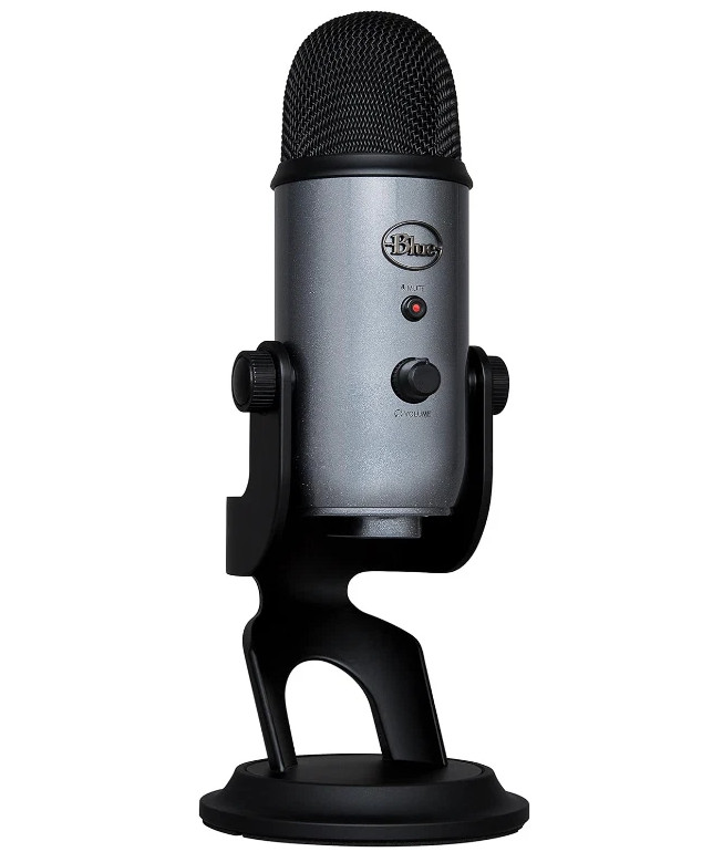 Blue Microphones Yeti USB Microphone – Lunar Gray, A-Grade Refurbished