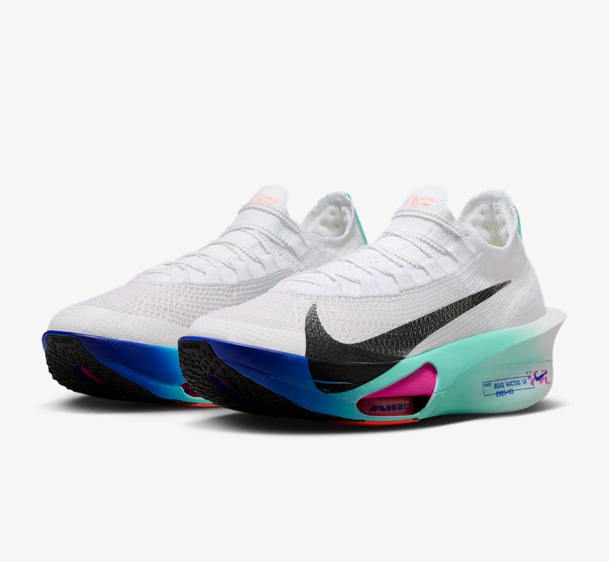 NIKE Alphafly 3 FD8311-104 White Hyper Turquoise Concord Black | eBay