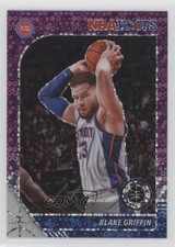 2019-20 Panini NBA Hoops Premium Stock Purple Disco Prizm Blake Griffin #53 4a0
