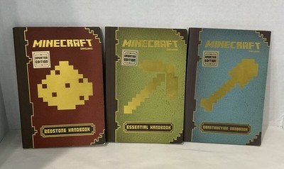 Mojang Minecraft 3 Books Updated Edition Redstone, Essential & Construction