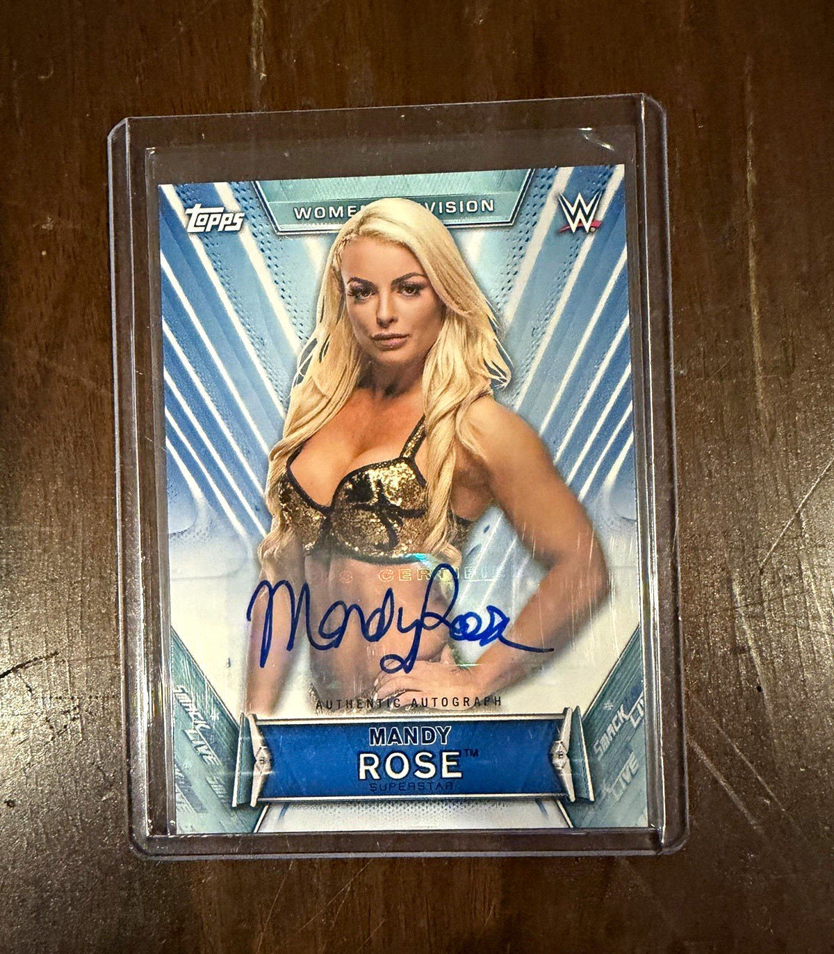 2019 Topps WWE Women’s Division Mandy Rose Auto 077/199 A-MR Autograph