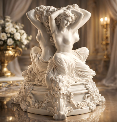 greek goddess statue Resin, plaster, soap, candle mold