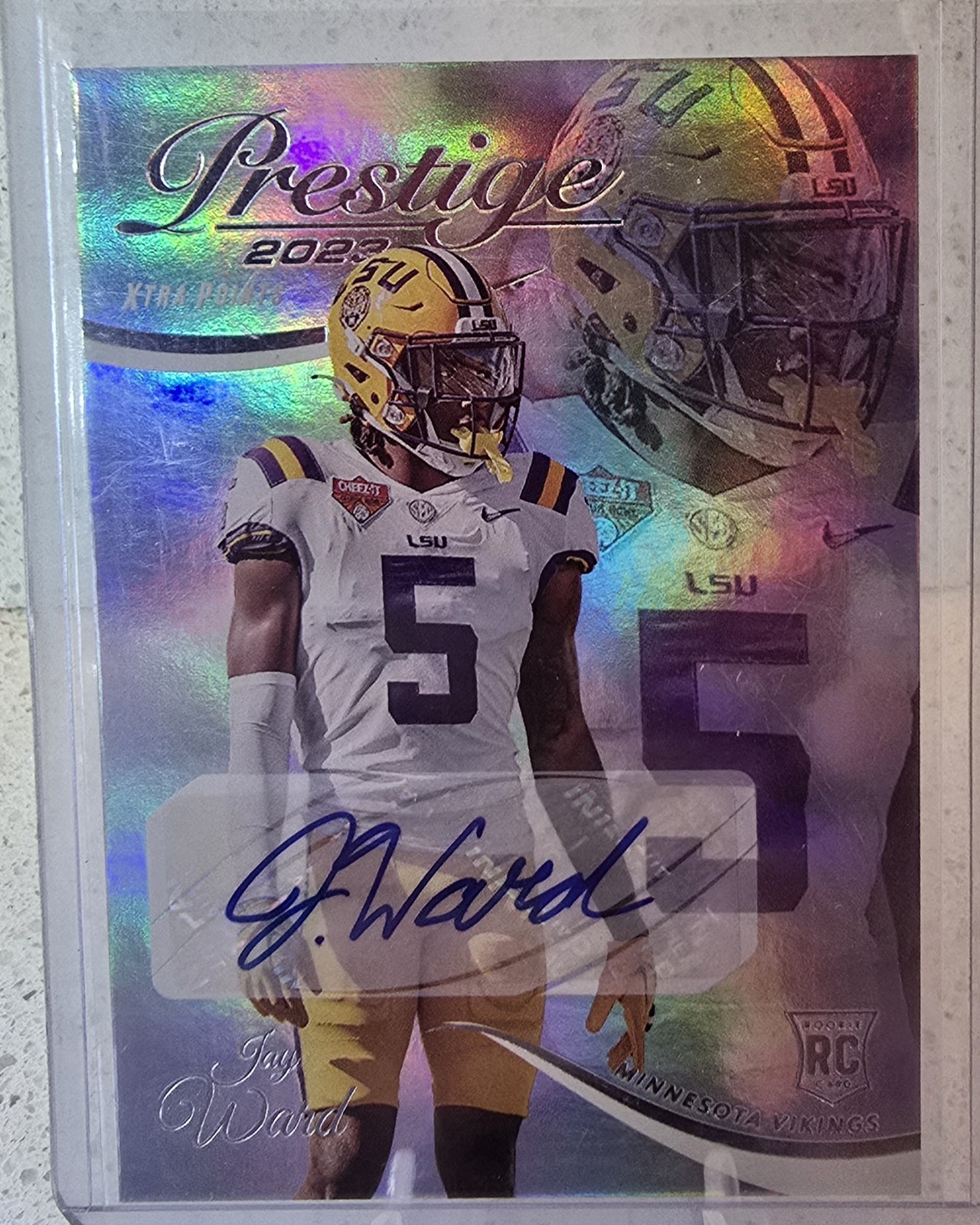 Jay Ward Panini Prestige #395 Signature-Xtra Points Premium