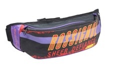 Vintage Rossignol Waist Bag authentic black purple Fanny Pack ski outdoor